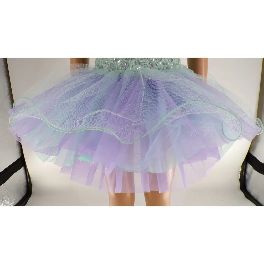Pre-Owned Dance Costume Curtain Call E1604 Small Child Lavender Ballet